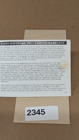 Bubble Bobble - Nintendo NES- Manual Only **NO GAME *Damaged*