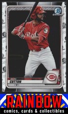 2020 Bowman Draft #BD-104 Quin Cotton Cincinnati Reds