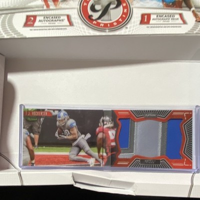 Panini Playbook T.J. Hockenson Lions Red Zone RZ-THO 17/25 Parallel