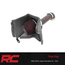 Rough Country Cold Air Intake With Pre-filter Bag For 91-01 Jeep Cherokee Xj 4l
