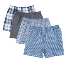 Fruit of the Loom Men's Premium Assorted Plaid Boxers 4 Pack 