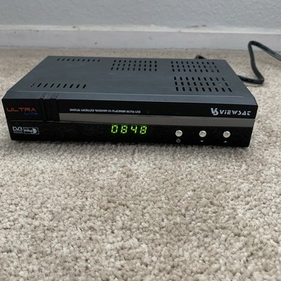 Viewsat Ultra Lite HD Digital Satellite Receiver DiSEqC 1.2 USB Remote & Cables