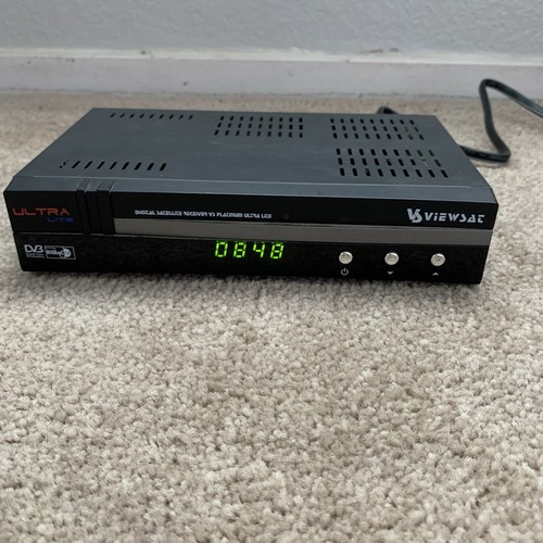 Viewsat Ultra Lite HD Digital Satellite Receiver DiSEqC 1.2 USB Remote & Cables