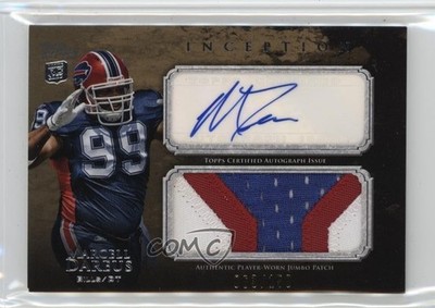 2011 Topps Inception Rookie /150 Marcell Dareus RPA Jumbo Patch Auto RC 0q4x