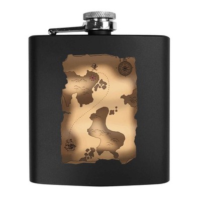 6 Unzen (170 ml) ''Pirate Treasure Map'' Taschen-Hüftkolben (HP00032196)