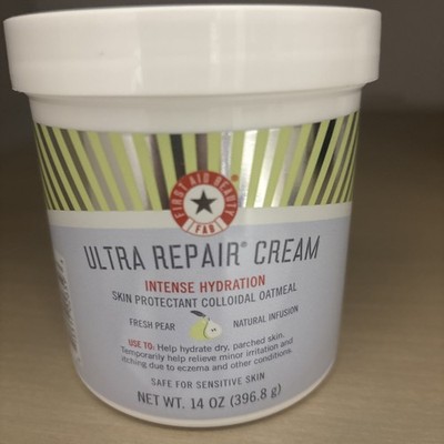 New! Sealed! First Aid Beauty Ultra Repair Cream-Juicy Pear JUMBO 14 oz