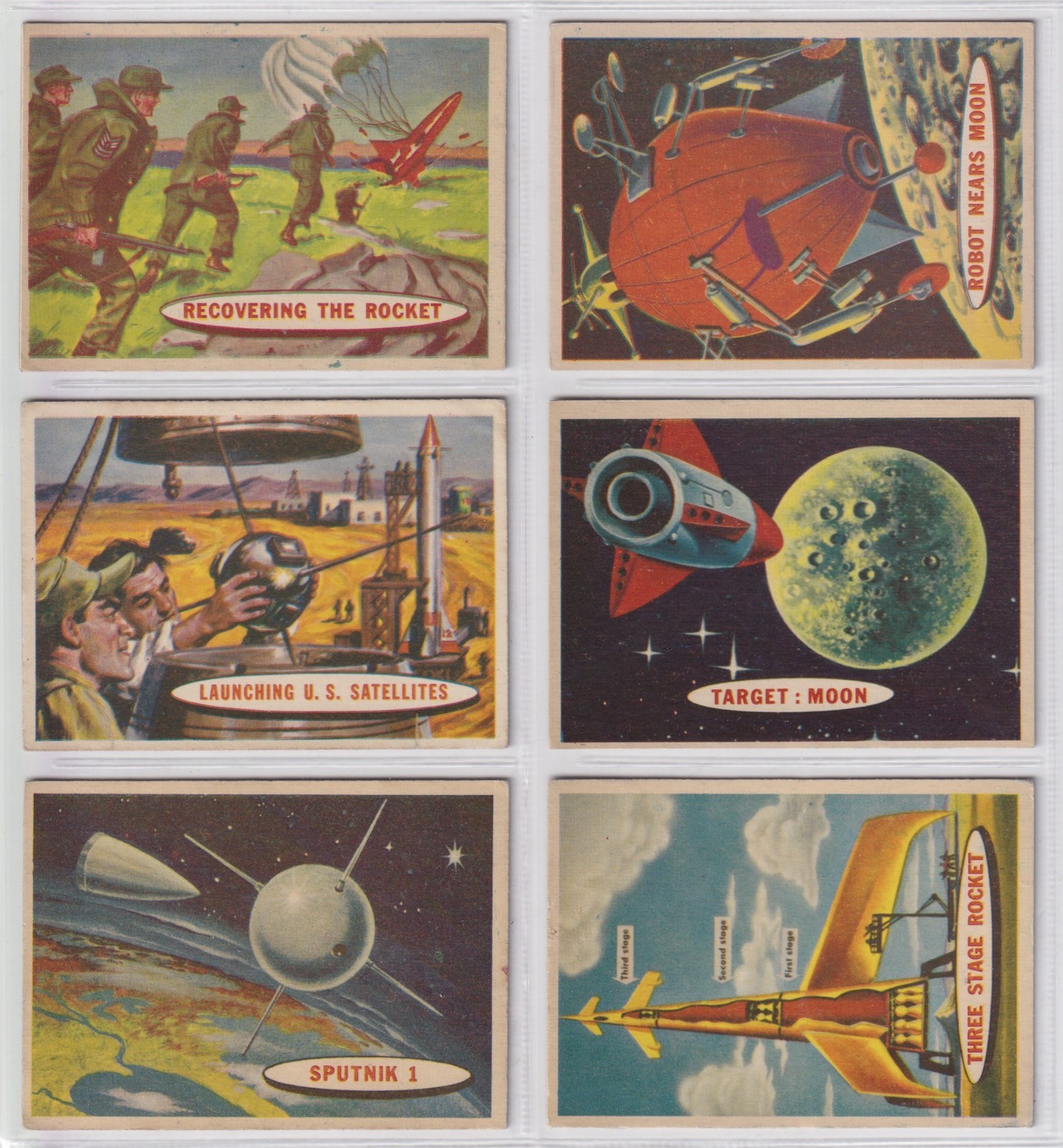 Trade Cards - Space Cards (A. & B.C. Gum) - 60 Cards