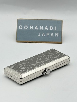 Vivienne Westwood Metal Cigarette Case Metal Slim ORB Silver New F/S
