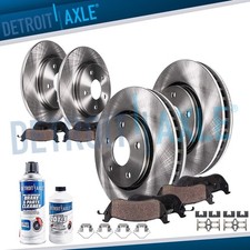 10pc Front Rear Disc Rotors Ceramic Brake Pads Kit For Honda Cr-v Acura Rdx 10pc Front Rear Disc Rotors Ceramic Brake Pads Kit For Honda Cr-v Acura Rdx