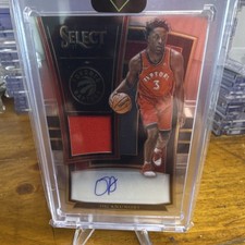 Panini Select OG Anunoby Rookie Jersey Autograph Serial Numbered Toronto Raptors
