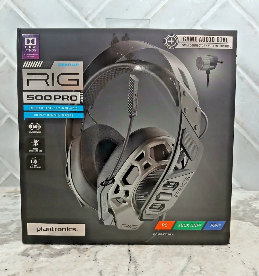 NIB! GAMER GIFT! RIG 500 PRO ESPORT EDITION! FREE SHIPPING & HEADBAND! - Image 2 of 4