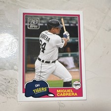 2021 Topps Miguel Cabrera #70YT-31 Detroit Tigers 70 Years Insert Baseball Card