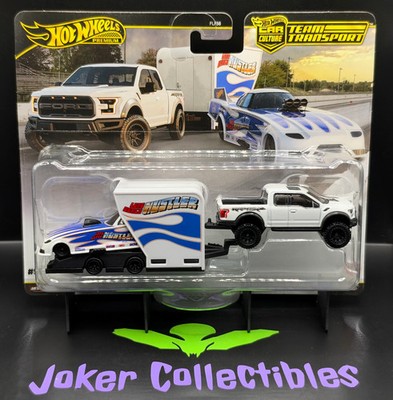 Hot Wheels Team Transport Rob'N Pinks & '17 Ford F-150 Raptor # 96 Long Beach Hu