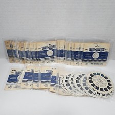 Vintage View Master Reels Lot Of 42 Europe Canada Hong Kong Mexico India