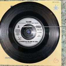 B.B. King 12 Single Standing On The Edge of Love 7 Inch Vinyl Record MCA 1124