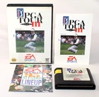 PGA Tour Golf III Sega Genesis Complete CIB! Good Condition w/ EA 95 Insert!