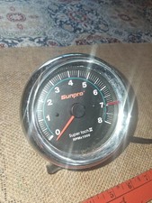 Sun Super Tach Ii Sunpro 3-38 Inch Black Chrome Bezel 8000k