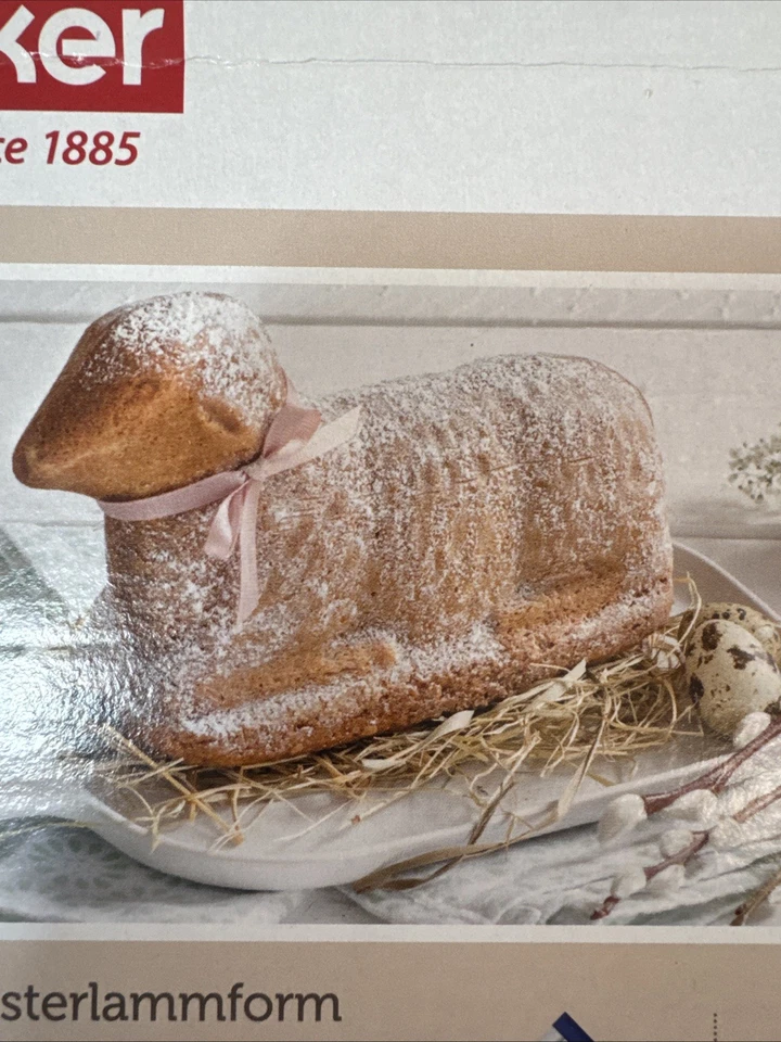 Zenker  Lamb Baking Pan Mold 1 L Easter 3D Cake Spring Made in Germany - Image 3 of 4