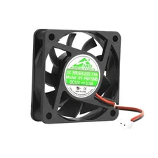 60mm by 60mm by 15mm 6015 12V DC 0.10A Ball Bearing Brushless Cooling Fan 2pin 
