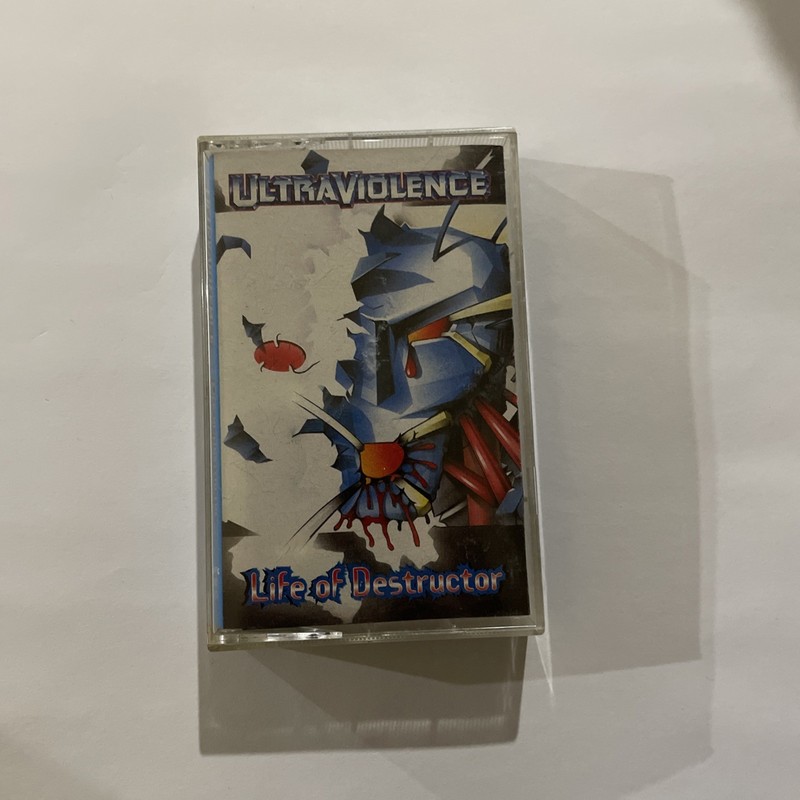 Life of Destructor by Ultraviolence Cassette 1994, Earache