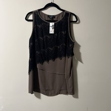 Karen Kane Painted Canyon Lace Top , Large