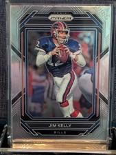 2022 Panini Prizm Chrome Base - Jim Kelly #37 Denver Broncos