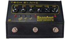 Tech 21 NYC SansAmp Programmable Bass Driver DI 3 Channel Bass Preamp XLR USA