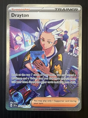 Drayton 244/191 Sv08: Surging Sparks Holo