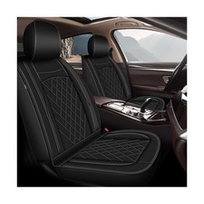 Seat Covers, 2 Row 5 Seats Faux Leather Car Seat Covers for Ford Explorer 200...