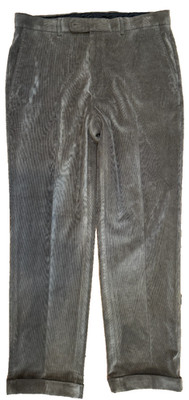 Joseph & Feiss Brown Corduroy Flat Front Dress Pants Men's 36 x 31 Cuffed Preppy