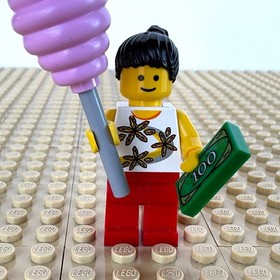 LEGO Creator, Grand Carousel: Woman + Cotton Candy, MONEY, twn082, 10196, 2009