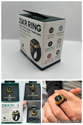 Intelligenter Zikr-Ring - Ein perfektes hochwertiges Produkt, das Sie an Zikr & Salah erinnert 20 mm