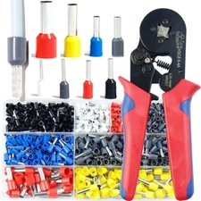 670PCS Cable Cord Pin End Ferrule Terminal Set & Bootlace Wire Crimper