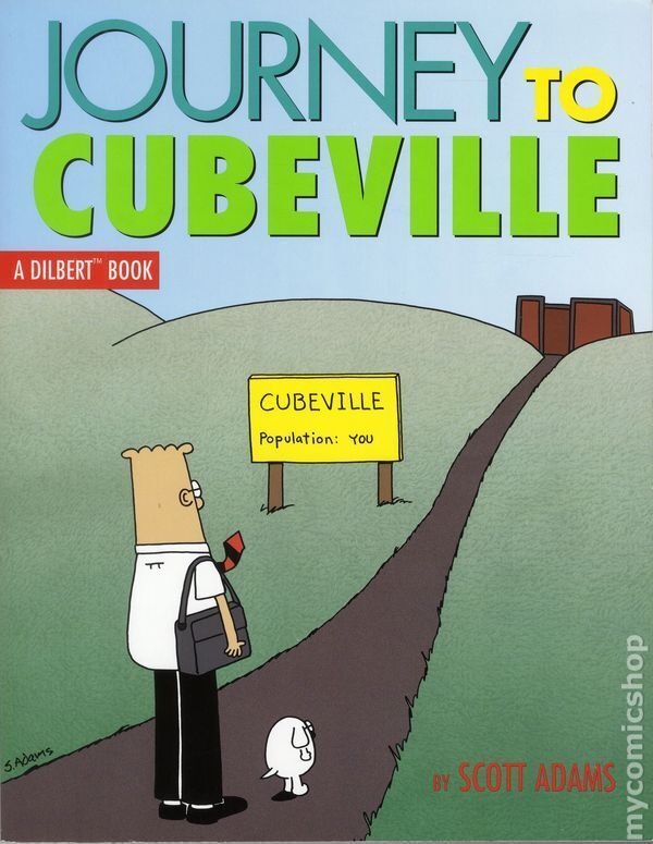 Journey to Cubeville TPB A Dilbert Book #1-1ST VF 1998 Stock Image