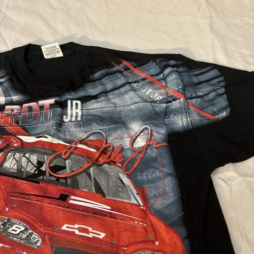 Vintage 2004 Chase Authentics Dale Earnhardt Jr AOP Graphic tee Size 2XL E12 - Picture 3 of 12