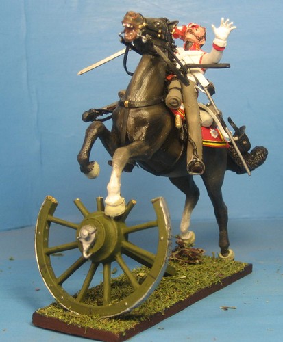 Guardias Caballero Sin Montar en Ataque, Metal Blanco 1/30 Figura Kit VID SOLDADOS - Imagen 18 de 34
