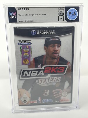NBA 2k3 Nintendo GameCube NEU WATA 9.6 A (No VGA) Deutsche Version Iverson