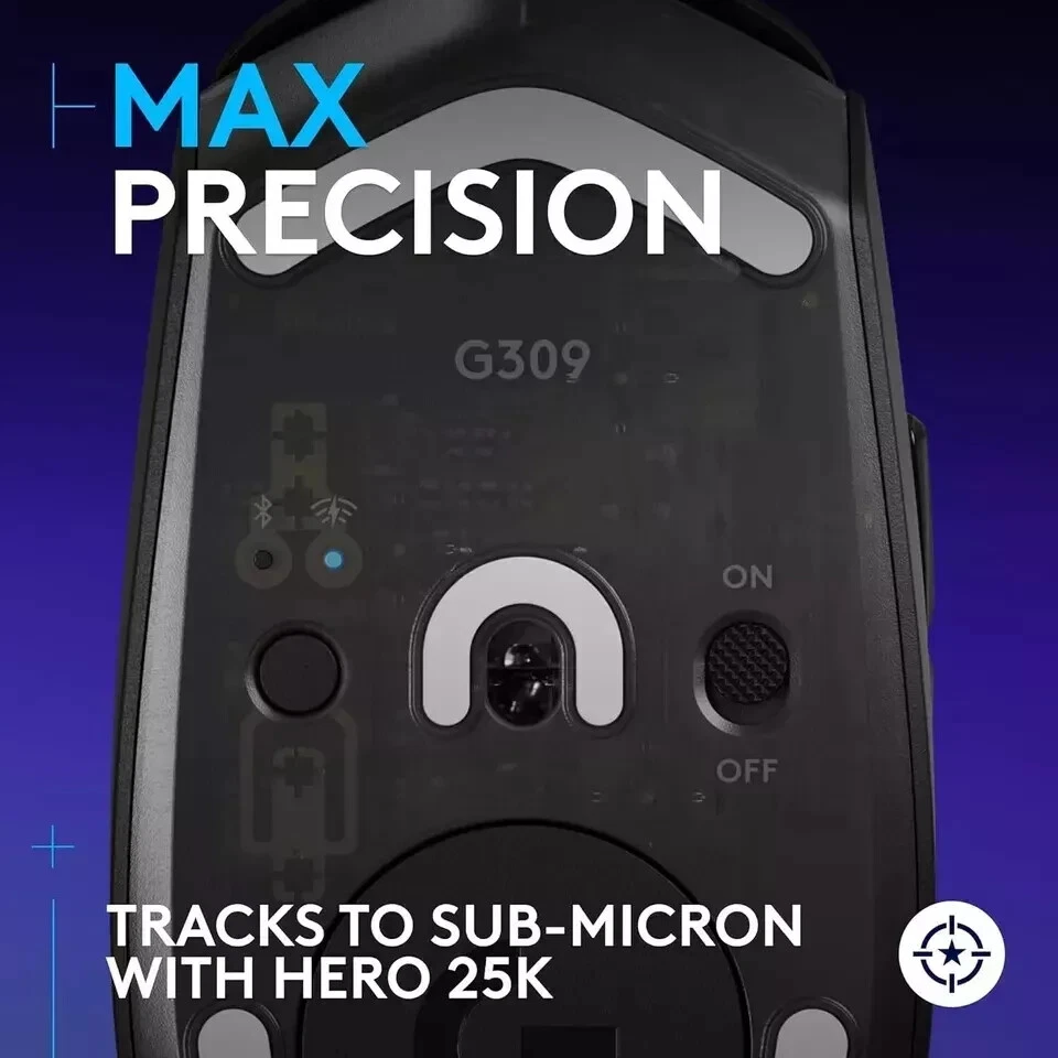 Logitech G G309 LIGHTSPEED Wireless Gaming Mouse, Lightweight - Image 4 of 4