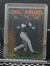 Spencer Jones 2025 Donruss Unleashed Green Laser  - Yankees