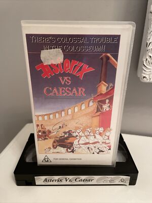 Asterix Vs Caesar Theres Colossal Trouble In The Colosseum Movie 1997 VHS