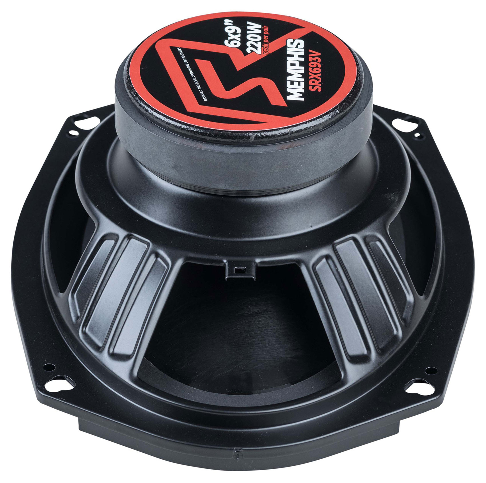 4 Memphis Audio SRX693V 6x9 110-Ваттные тонкие 3-полосные автомобильные стереодинамики