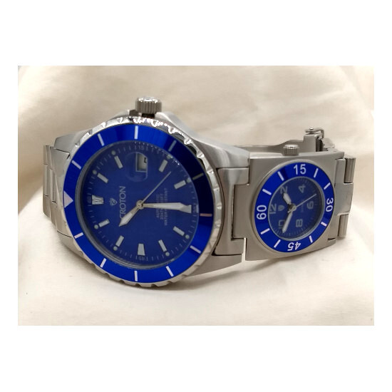 Croton Model CA301150SSBL Dual Time Automatic/Quartz Watch | eBay