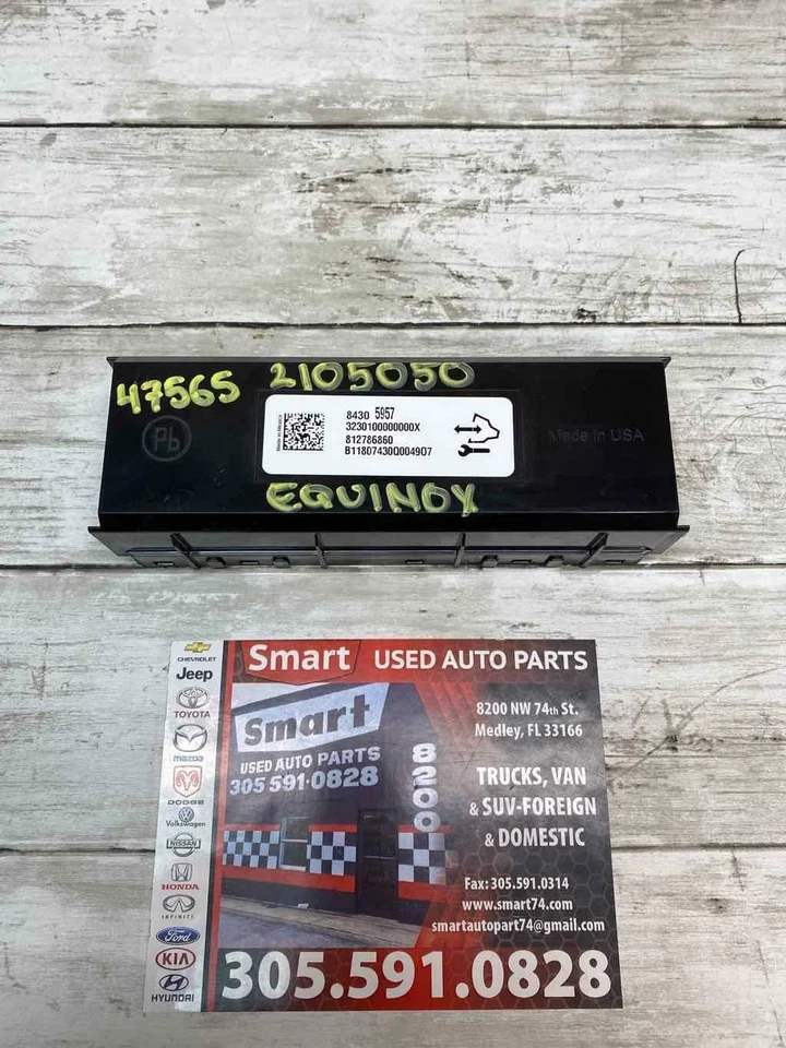 2018 CHEVROLET EQUINOX TEMPERATURE CONTROL MODULE OEM 84305957 - Image 2 of 4