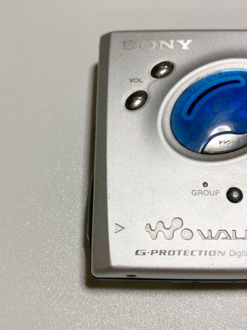 Sony Walkman MZ-E505 Silver Portable MD MiniDisc Player Main