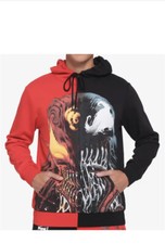 Marvel Venom Carnage Split Hoodie Sz Medium Jacket Spider-Man