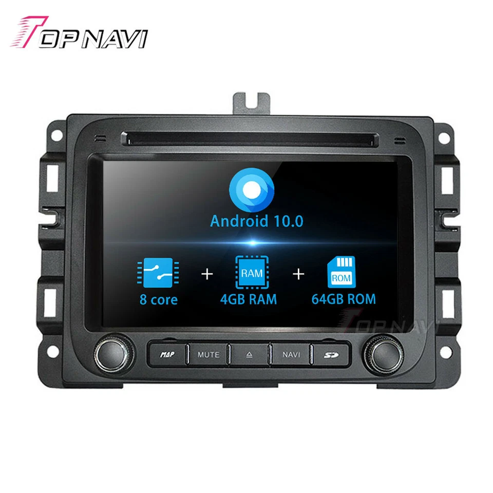 Android Unit For Jeep Dodge RAM 1500 2014-2017 4+64GB Car GPS Navi Stereo Radio  - Image 3 of 4
