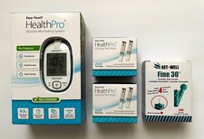 HealthPro Blood Glucose Testing Kit : Meter, 100 Strips, 100 Lancets