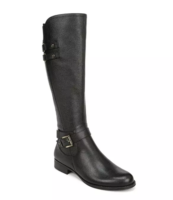 Naturalizer black riding best sale boots