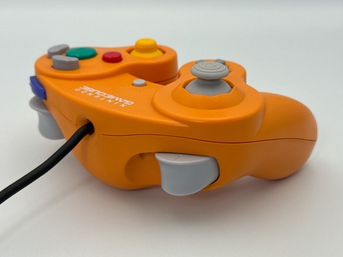 Official OEM Nintendo GameCube Controller Orange DOL-003 Japan - Excellent+ - Picture 8 of 12