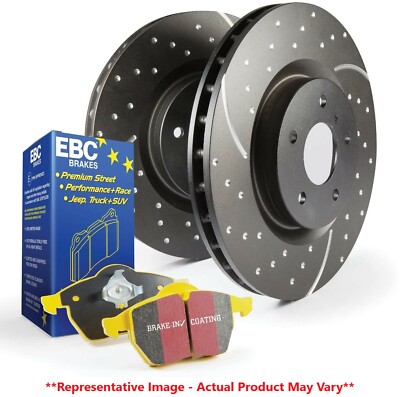 EBC S5 Rear Kit Yellowstuff and GD Rotors for 89-97 300ZX / 89-03 Skyline